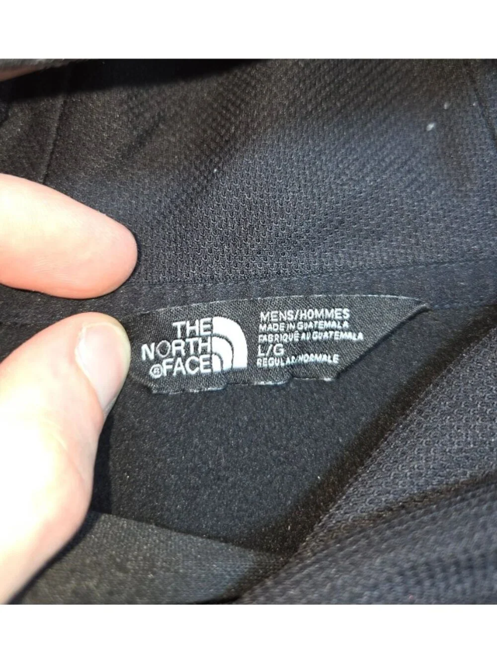 The North Face Mens Black Pullover Hoodie Large